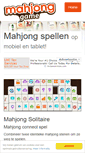 Mobile Screenshot of mahjonggame.nl