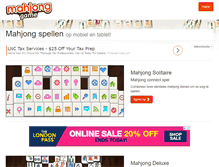 Tablet Screenshot of mahjonggame.nl